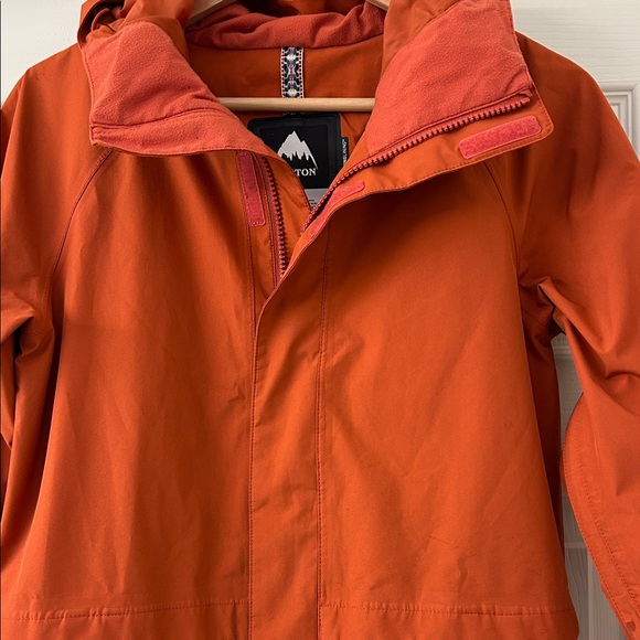 Burton Women's XS Kaylo Gore-Tex Orange Hooded Snow Jacket - Picture 2 of 16